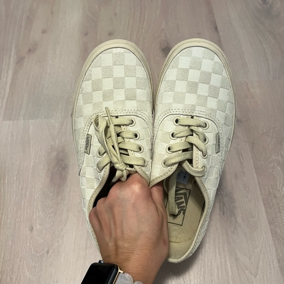 VANS - cream checkered classic - Picture 2 of 5